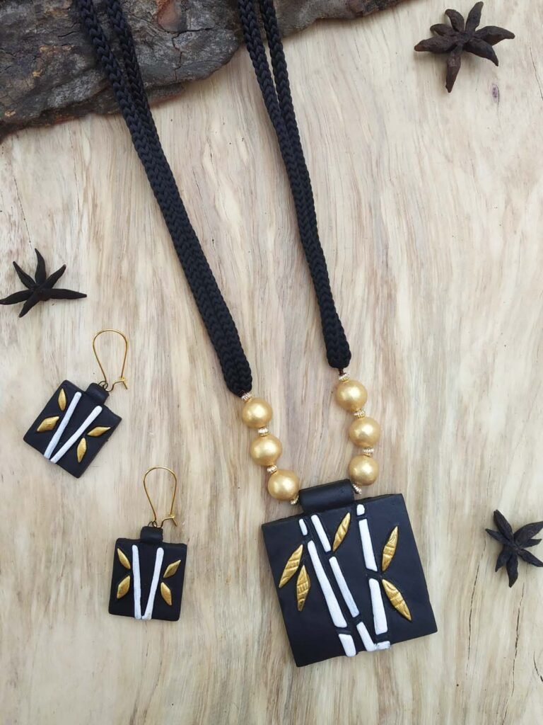 Terracotta Clay Jewellery Design